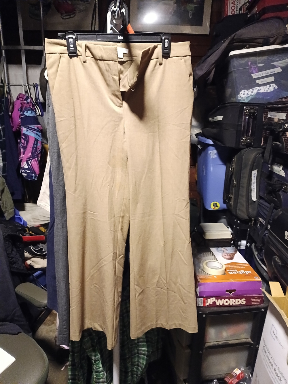 New York & Company Women's Khaki Straight-Leg Chinos